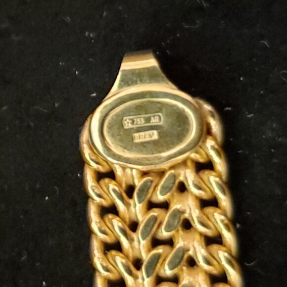 **SOLD**14k Solid Yellow Gold Mesh Bracelet made in Italy 7", 10mm, ≈9.54 grams - Picture 6 of 9